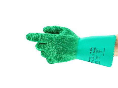 ANSELL ALPHATEC GLOVES GREEN