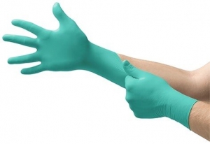 ANSELL TOUCH N TUFF DISPOSABLE NITRILE GLOVES BOX100 GREEN