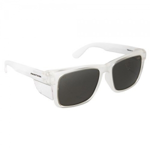 SPEC FRONTSIDE SMOKE LENS WITH CLEAR FRAME