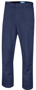 TRU WORKWEAR LADIES MIDWEIGHT COTTON NAVY TROUSERS DTW1150