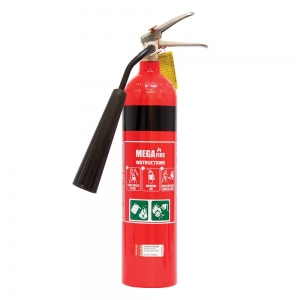 EXTINGUISHER 2KG CO2 WITH WALL BRACKET
