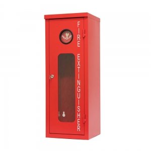 METAL FIRE EXTINGUISHER CABINET SUIT 9KG WITH 003 LOCK