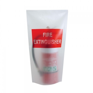 FIRE EXTINGUISHER HD PVC COVER RED CLEAR UV TREATED