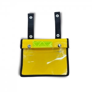 POUCH VINYL YELLOW MED